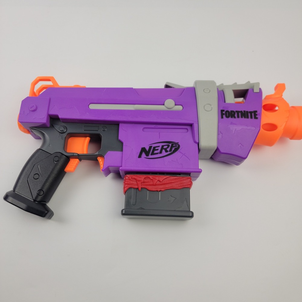 Nerf Fortnite SMG-E Motorized Dart Blaster Purple Orange E6749 SKU 1559